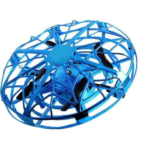 Mini RC Drone LED Lights 5 Induction Helicopter USB Flying Saucer for Children Funny Kid Education Cognition Toy