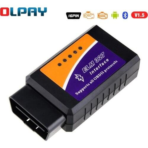Mini Elm327 obd2 scanner OBD Bluetooth V1.5 with USB Switch auto diagnose-tool code reader For Android / Windows Englisch