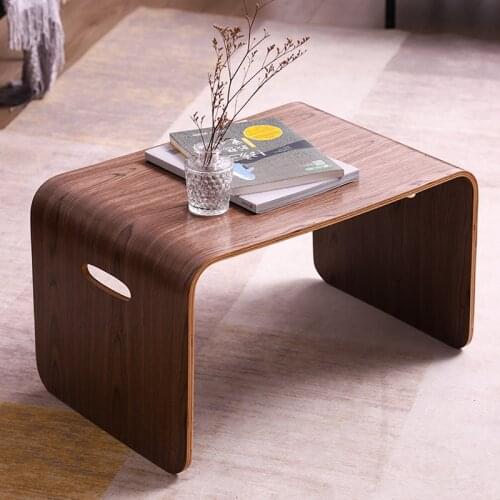 Walnut Laptop Lazy Bed Computer Desk Bedroom Floor Home Small Table Bay Window Tatami Table Solid Wood