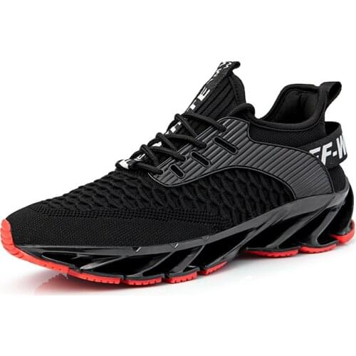 New 2021 Men Running Shoes Breathable Outdoor Sports Shoes Lightweight Sneakers for Men Comfortable Athletic Training Footwear
