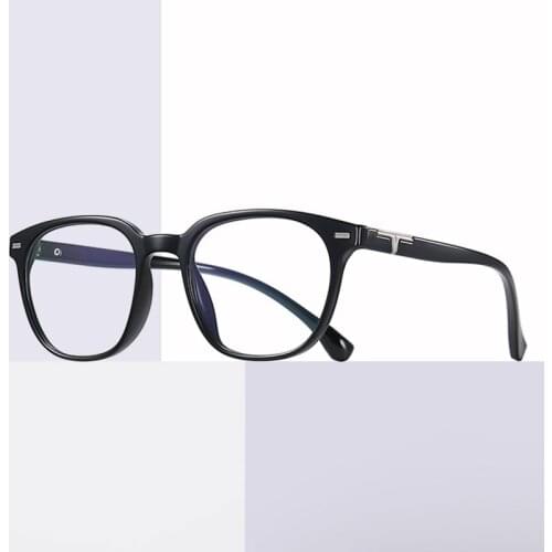 Simple Fashion Optical Eyewear New Arrival Plastic Frame Glasses Full Rim Anti-Blue Ray Spectacles Unisex