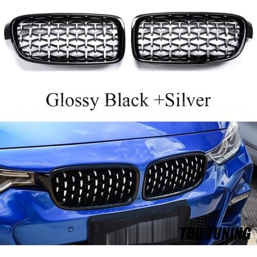 Meteor Shower Style Kindey Grille For BMW 3 Series F30 2012 2013 2014 2015 2016 2017 Front Grills 318i 320i 330i 328i 320d 340i