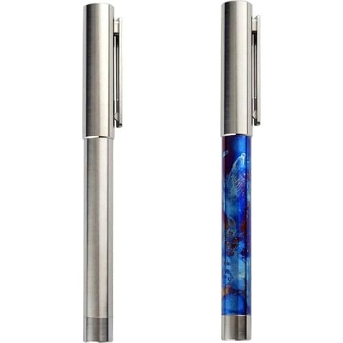 Titanium Alloy Tactical Writing Pen Self Defense EDC Pocket Tools Signature Pen with Glass Breaker for Business Office Use