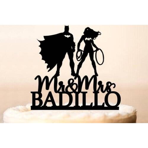 Wedding Cake Topper - Personalized Custom Hero Cake Topper