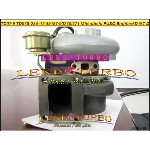 Turbo TD07-9 TD07S-25A-13 49187-00271 49187-00270 ME073935 Turbocharger For Mitsubishi FUSO FM657 Truck 6.0L 1998- 6D16T 6D16 D