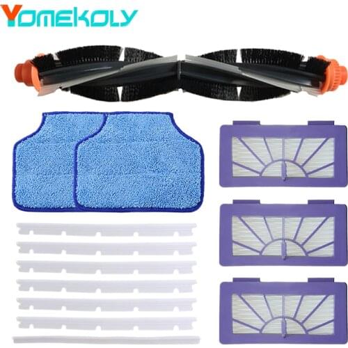 For Neato XV-11/XV-12/XV-14/XV-15/XV-21 Robot Vacuum Cleaner Main Brush HEPA Filter Mop Cloth Replacement Accessories Parts