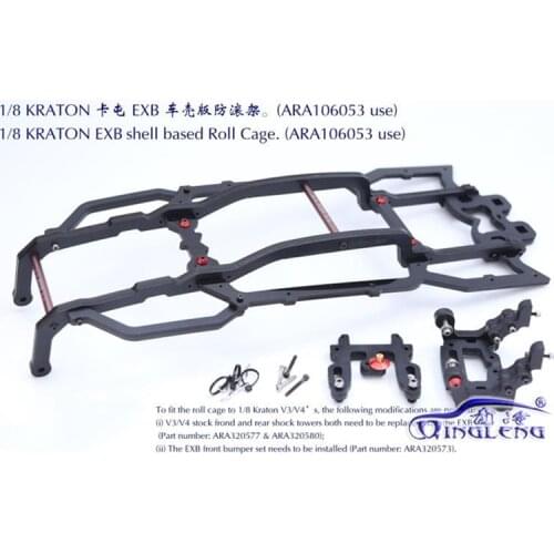 1/8 ARRMA KRATON EXB Car Shell Based Nylon Roll Cage ARA106053