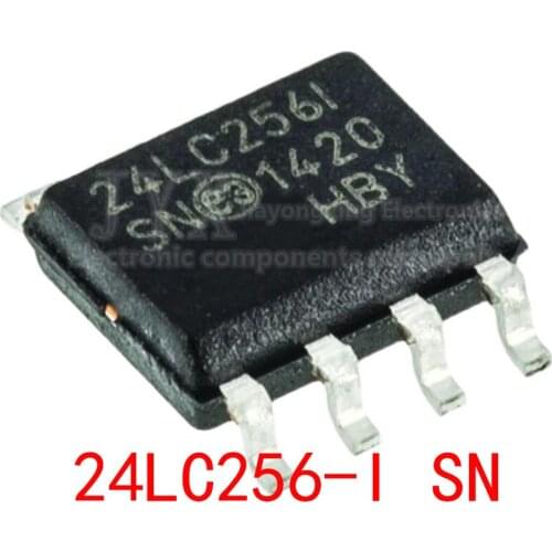 10PCS/LOT 24LC256T-I/SN 24LC256I 24LC256-I/SN SOP8 New original spot hot sale