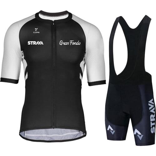 2021 STRAVA Pro Team Long Sleeve Cycling Jersey Set Bib Pants Ropa Ciclismo Bicycle Clothing MTB Bike Jersey Uniform Men Clothes