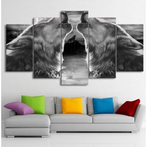 DIY diamond painting Two snow wolves 5d round&spuare 5d diamond embroidery diamond cross stitch plastic crafts painting