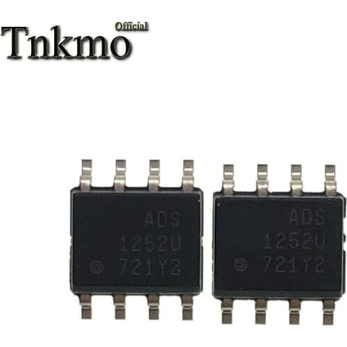 5PCS 10PCS ADS1252U SOP-8 ADS1252 SOP8 1252U 1252 24-bit new C analog-to-digital converter New and original