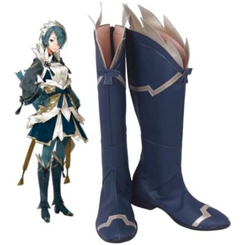 Fire Emblem Setsuna Cosplay Boots Shoes for Adult Men Shoes Halloween Party Costume Accessories Custom Made