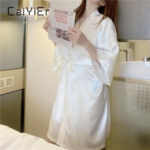 Caiyier Women's Satin Robes