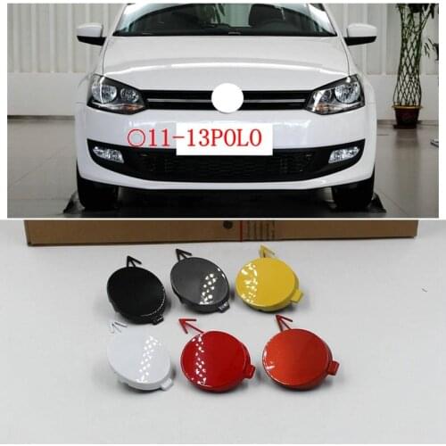 For Polo 2011-2013 Front bumper trailer hook cover Towing hook cover Bumper trim cover