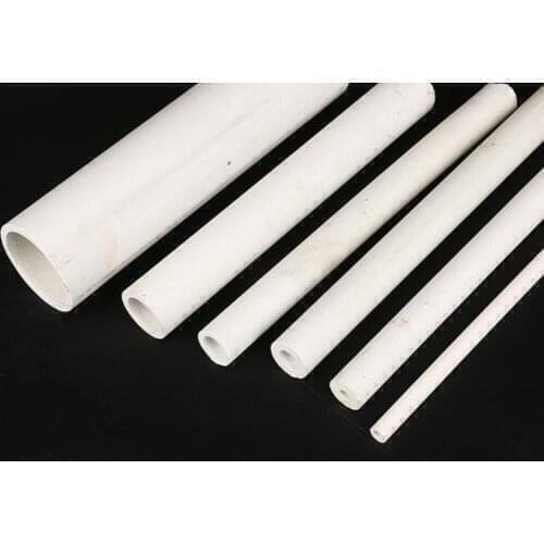 305mm long 3.5mmx6mm ceramic tube 800℃ high temperature resistant insulated porcelain pipe thermowell wear-resistant duct vessel