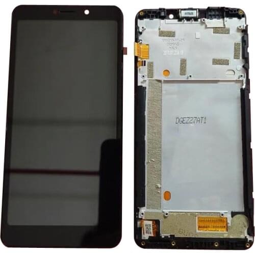 For Wiko Tommy3 W_C200SN C201 LCD Display + Touch Screen Digitizer Assembly With Frame