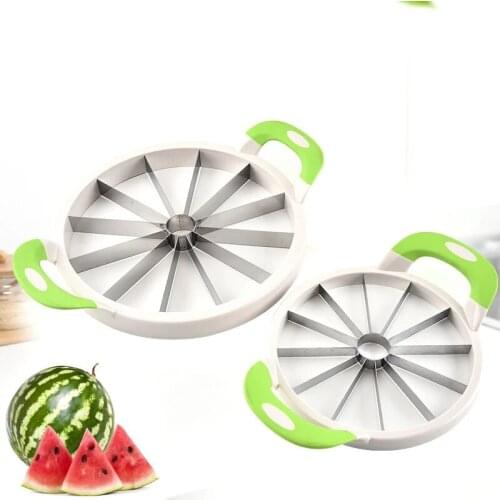 Kitchen Watermelon Slicer Creative Melon Cutter Knife 410 Stainless Steel Fruit Cutting Slicer Practical Tools
