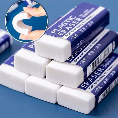 Eraser Rubber 2B Correction Supplies Pencil Rubber Easy Clean Soft Erasers Kawaii Stationery School Office Supplies Gift