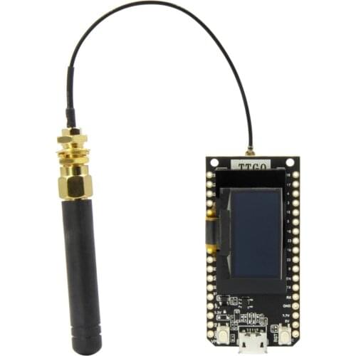 LILYGO® TTGO LORA V1.3 868/915Mhz ESP32 Chip SX1276 Module 0.96 Inch OLED Screen WIFI And Bluetooth Development Board