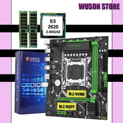HUANANZHI motherboard combos X79 LGA2011 motherboard CPU Intel Xeon E5 2620 SROKW RAM 8G DDR3 REG ECC all are tested