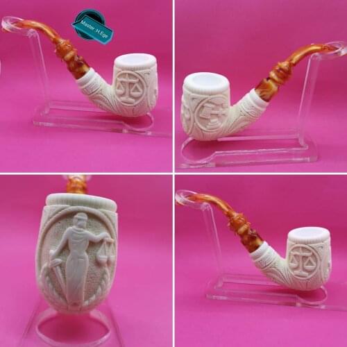 Sword of justice meerschaum pipe turkish pipe handmade