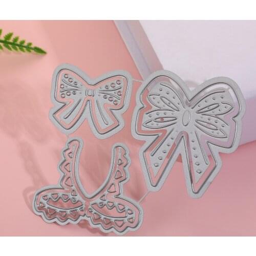 Bow Metal Cutting Dies For Scrapbooking Card Making Photo Album DIY Mold Die Cutter Stencil Paper Craft Template Stamping Die