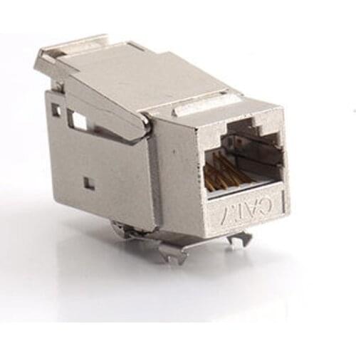 2 pcs RJ45 8P8C CAT 7 Modular plug ethernet network 600MHz connector Shielded