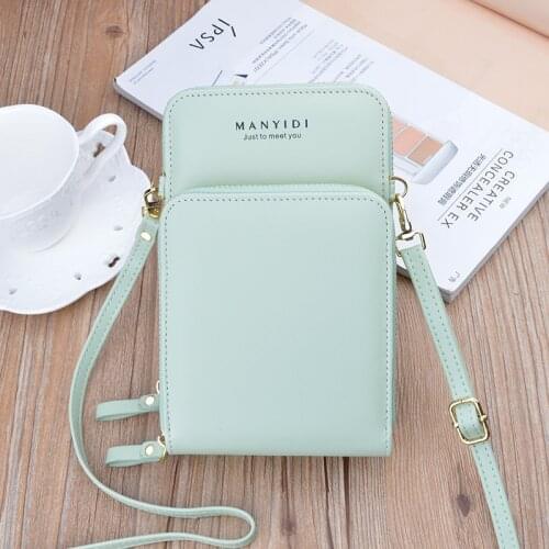 New mobile phone bag womens mini mini cross-bag oblique bag one-shoulder zipper wallet