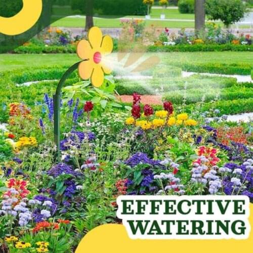 360 Degree Sun Flower Watering Grass Lawn Garden Sprinklers Daisy Drip Irrigation Decorative Sprinklers For Garden Supplies