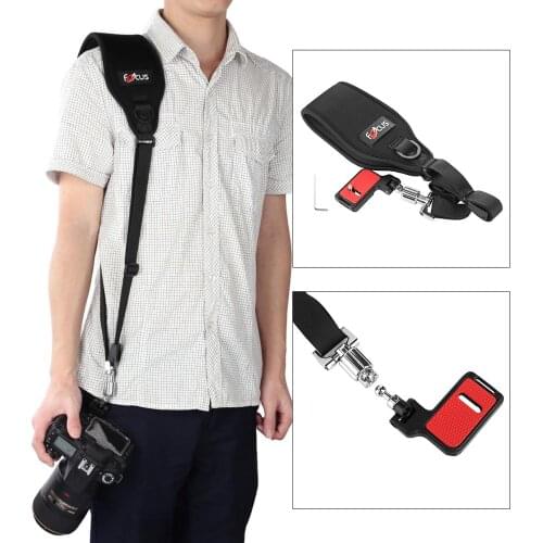 Focus F2 Camera Strap Rapid Quick Single Shoulder Black Belt Strap with F2 plate for canon nikon sony pentax DSLR camera