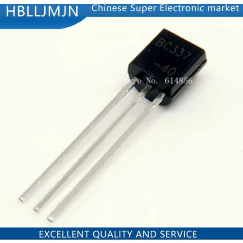100PCS BC337 BC327 BC337-40 BC327-40 each 50pcs PNP NPN Transistor TO-92 Triode Transistor