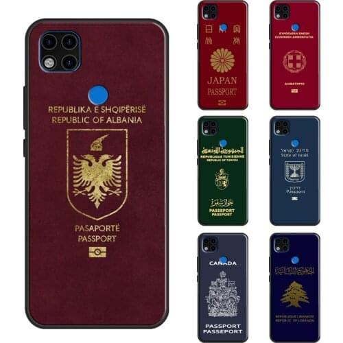 Japanese Israeli Serbian Passport For Xiaomi Redmi Note 10 Pro Case For Redmi Note 9 8 Pro 7 8T 9S 7A 8A 9A 9C 9T Cover
