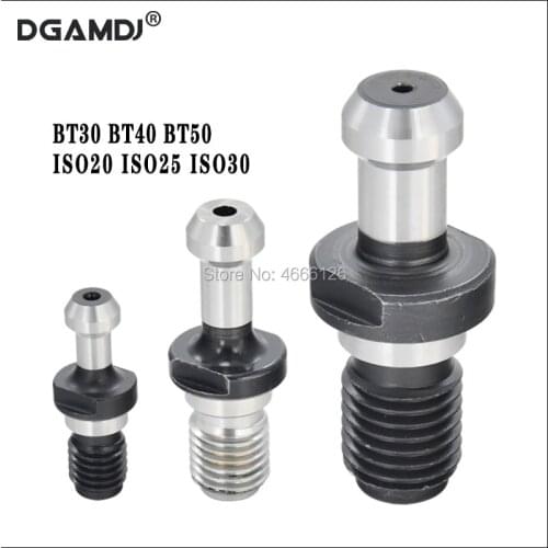 1pcs BT30 BT40 BT50 ISO20 ISO25 ISO30 - 45 60 90degree CNC tool holder pull stud