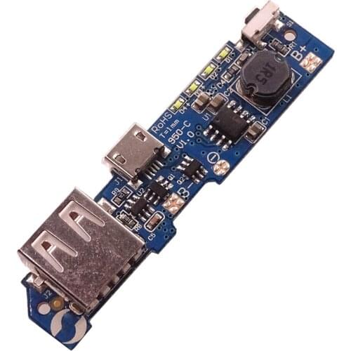10PCS Thin meter mobile power charging bao circuit motherboard lithium battery charger PCB pressure lifting board module diy kit