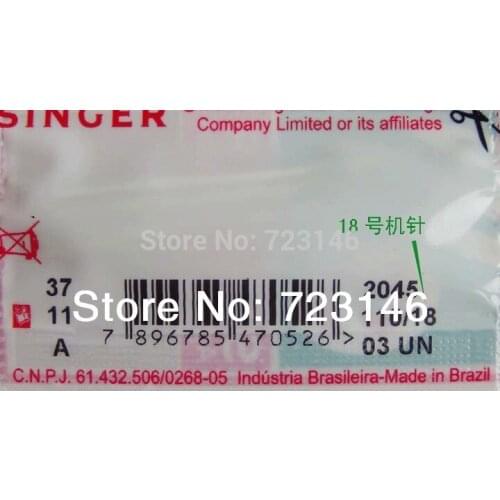 2016 Hot Sale Promotion No 18 15pcs Old Fashioned Pedal Needles Singer for Brother Janome Toyota Also Fit Macine No.18