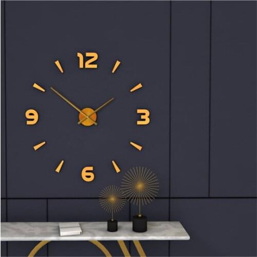 2021 Top Fashion New Products Modern Clock Wall Sticker Clock Home Decoration Clock Hand Quartz