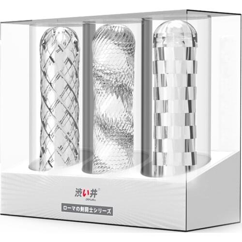 DRY WELL 3pcs Reusable Condoms with Spikes Mens Wolf Tooth Cover Lengthened and Thickened Fun Condom with Thorn Thin Soft Sex