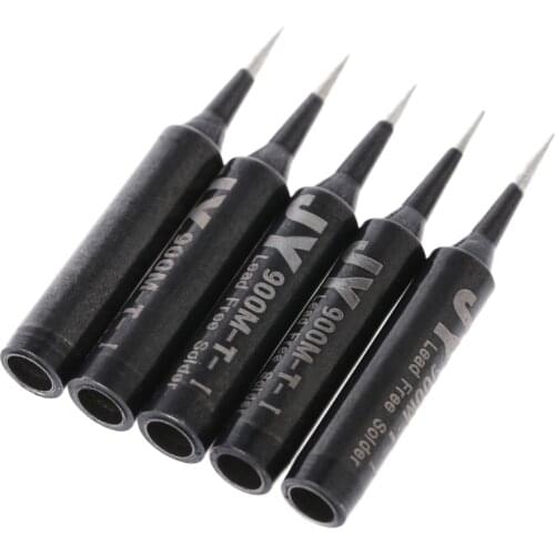 5 Pcs Lead Free Replacement Soldering Solder Iron Tips 900M-T-I For Hakko Saike 936 852d+ 909D 831B