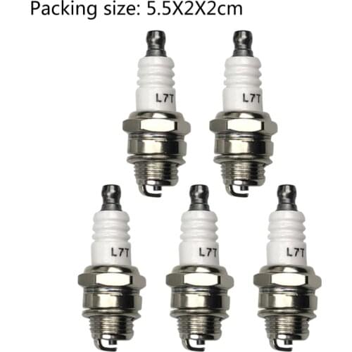 5Pcs Spark Plug Fit for L7T BM6A BPMR7A RCJ6Y RCJ7Y WSR5F 33cc-49cc Trimmer Blower Replacements Au10 21 Dropshipping