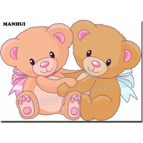 Diamond Embroidery Small bearDIY 5d Daimond Painting Beading Embroidery Kits For Needlework Picture From Photos Painting BFC367