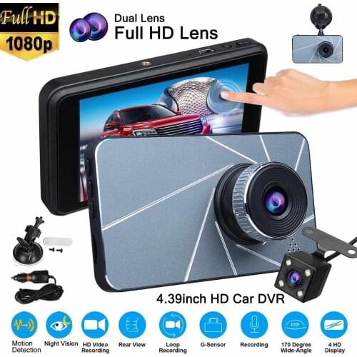 Car Camera Loop Recording Driving Recorder Night Vision Car Dash Cam Dashcam Dual Camera Car Dash Camera Dual car dash camera HD