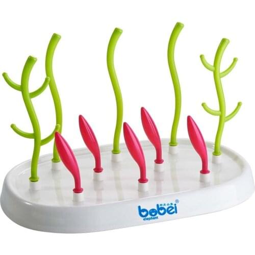 Infant baby feeding cup stand bottle drying rack nippler drainer pacifier holders hangers for teats dryer escurridor biberones