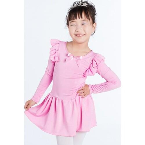 Girl Latin Dress Bow-knot Dance Performance Costume Children Latin Skirt Competition Practice Dress Ballroom Children Party