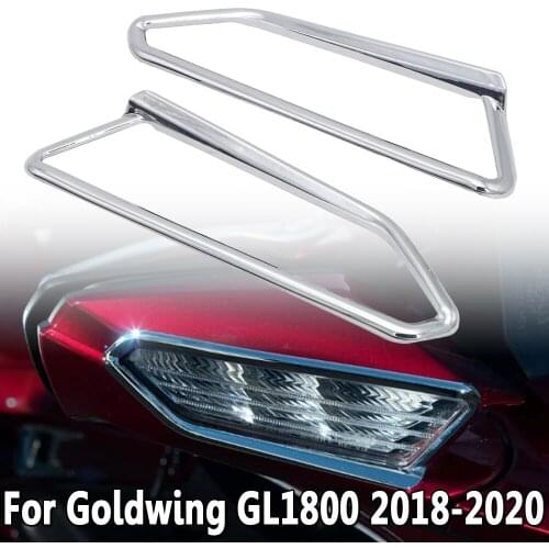 For HONDA Goldwing GL1800 2018-2020 Motorcycle Chrome Decorative cover Mirror Surround