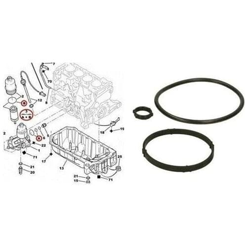 OIL FILTER CONTASI 206-307-207-308-C2-C3-C4-XASARA-C3-C4-DS4 1.6 461627516