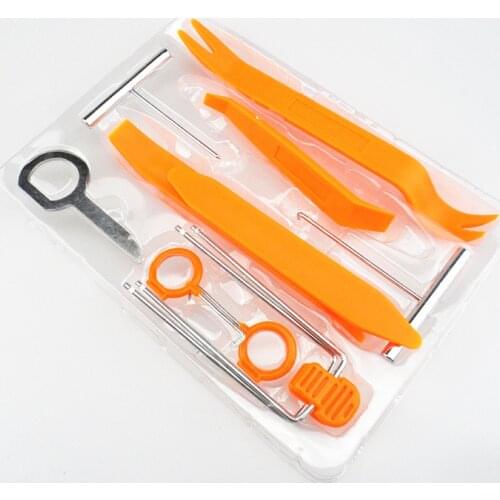 12pcs Car Radio Door Clamp Panel Removal Tool Kit For Jeep Grand Cherokee/Compass/Commander/Wrangler/Rubicon/SAHALA/Patriot