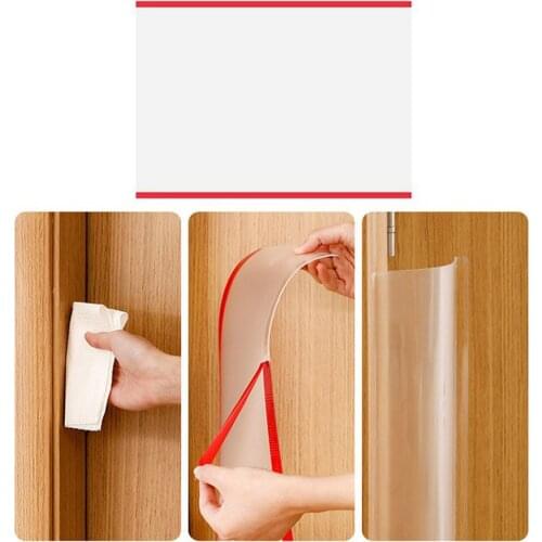 NEW Door Seam Anti-pinch Hand Sticker Seals Self-adhesive Silicone Rubber Seals For The Bottom Of Doors And Windows