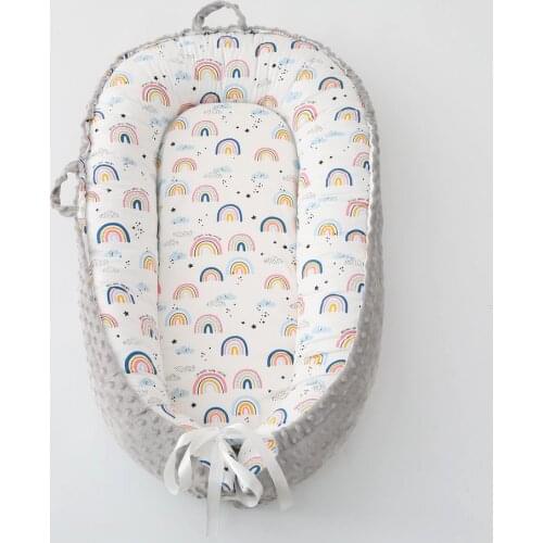 Baby Nest Bumper Sleeping Bed Portable Baby Crib Infant Cradle Cot Newborn Nursery Bassinet Travel Folding Travel Bed in Bed