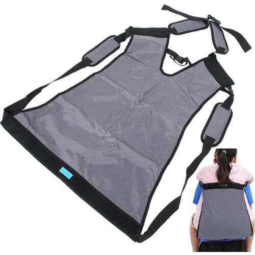 Patient Lift Sling Carrier One-Person Transferring Belt Carrying Up Down Stairs to Bed Wheelchair Chair Car Vehicle for Disabled