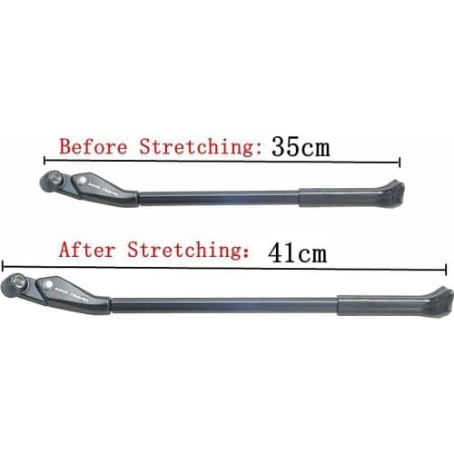35cm-41cm Mountain Bikes Kickstand Bicycles Parts Side Foot Support Stand Black
